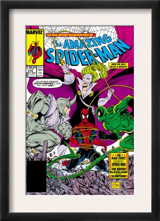 Amazing Spider-Man #319 Cover: Spider-Man, Blacklash, Scorpion And Rhino by Todd Mcfarlane Pricing Limited Edition Print image