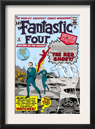 The Fantastic Four #13 Cover: Mr. Fantastic by Jack Kirby Pricing Limited Edition Print image