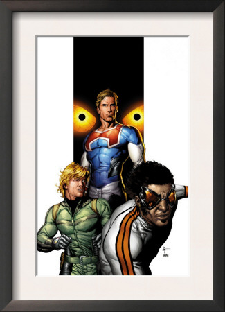 Supreme Power #6 Cover: Hyperion, Blur, Ledger And Joe by Gary Frank Pricing Limited Edition Print image