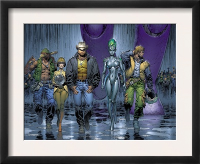 New X-Men #152 Group: Wolverine, Beak, Nova, Cassandra And E.V.A. by Marc Silvestri Pricing Limited Edition Print image