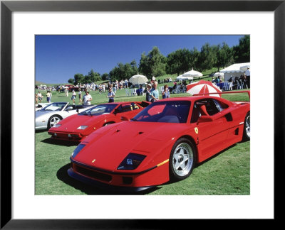Cars At Newport Beach Concours D'elegance, Ca by Shubroto Chattopadhyay Pricing Limited Edition Print image