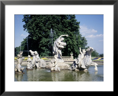 Fountain At Waddesdon Manor, England by Lauree Feldman Pricing Limited Edition Print image