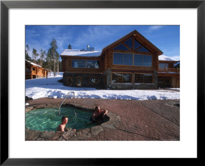 Hot Tub, Rainbow Lodge, Yellowstone Club, Montana by Yvette Cardozo Pricing Limited Edition Print image