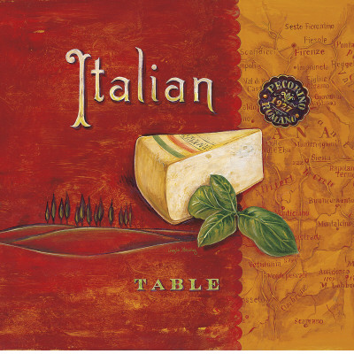 Italian Table by Angela Staehling Pricing Limited Edition Print image