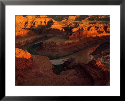 River In Canyon by Fogstock Llc Pricing Limited Edition Print image