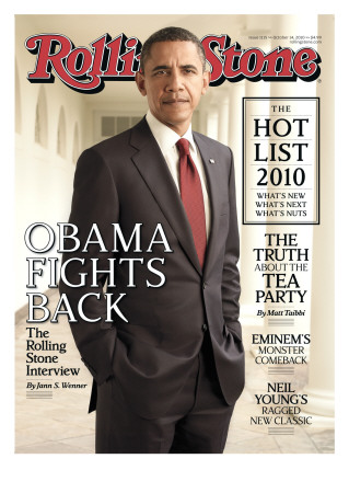 Obama, Rolling Stone No. 1115, October 14, 2010 by Seliger Mark Pricing Limited Edition Print image
