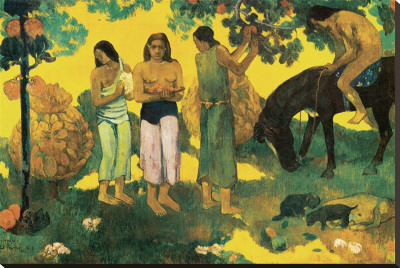 Rupe Rupe (Fruit Gathering In Tahiti) by Paul Gauguin Pricing Limited Edition Print image