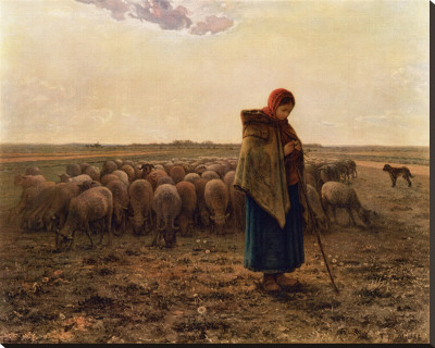 La Bergere, C.1814-1875 by Jean-Francois Millet Pricing Limited Edition Print image