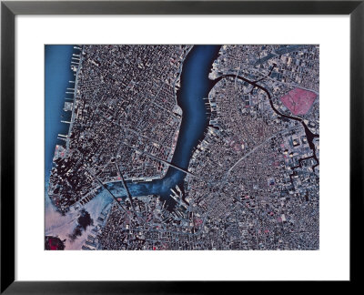 Manhattan & Brooklyn, New York by Stocktrek Images Pricing Limited Edition Print image