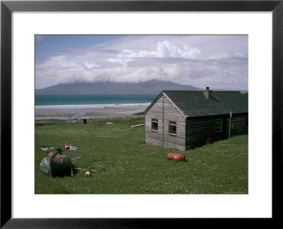 Wooden House, Laig Bay, Isle Of Eigg, Inner Hebrides, Scotland, United Kingdom by Jean Brooks Pricing Limited Edition Print image