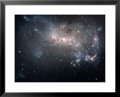 Magellanic Dwarf Irregular Galaxy Ngc 4449 In The Constellation Canes Venatici by Stocktrek Images Pricing Limited Edition Print image