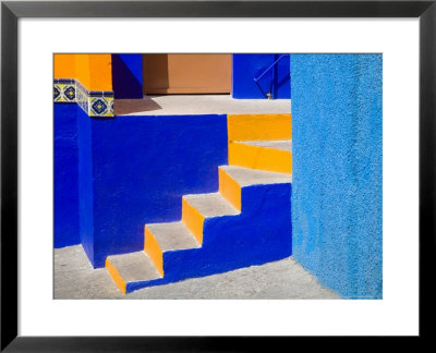 Colorful Stairs And Building, Guanajuato, Mexico by Julie Eggers Pricing Limited Edition Print image
