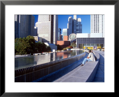 Martin Luther King Memorial Pool, Museum Of Modern Art, San Francisco, California, Usa by William Sutton Pricing Limited Edition Print image