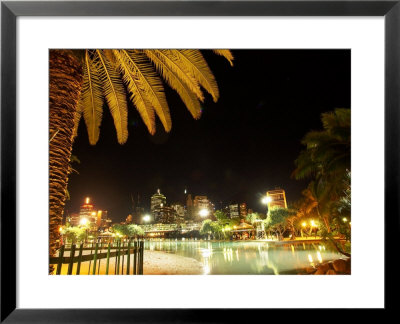 South Bank Parklands At Night, Brisbane, Queensland, Australia by David Wall Pricing Limited Edition Print image