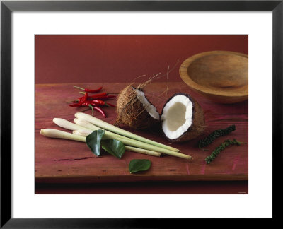 Lemon Grass, Chili, Lemon Leaves, Pepper And Coconut by Jörn Rynio Pricing Limited Edition Print image