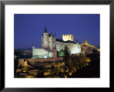 Alcazar, Night View, Segovia, Castilla Y Leon, Spain by Steve Vidler Pricing Limited Edition Print image