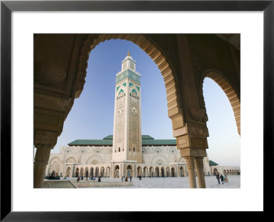 Hassan Ii Mosque, Casablanca, Morocco by Walter Bibikow Pricing Limited Edition Print image