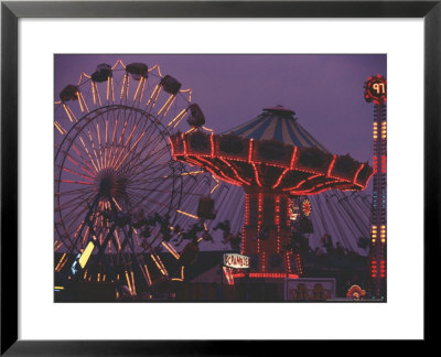 The Popular Midway Section Of The New York State Fair by Michael Okoniewski Pricing Limited Edition Print image