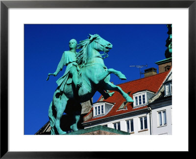 Statue Of Bishop Absalon On Horseback On Hojbro Plads Square, Denmark by Anders Blomqvist Pricing Limited Edition Print image