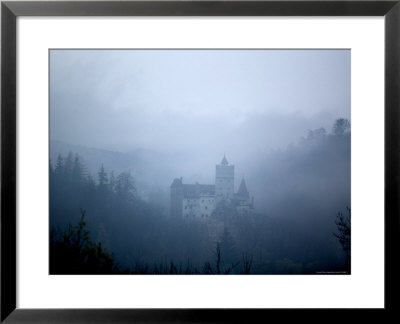 Bran Castle, Dracula's Castle, In Fog, Transylvania by Gavin Quirke Pricing Limited Edition Print image