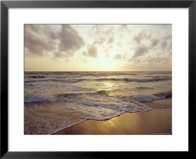 Warm Seas And Waves Roll Onto A Tropical Island Beach At Sunset by Jason Edwards Pricing Limited Edition Print image