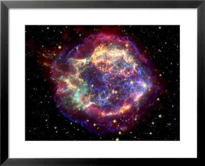 The Many Sides Of The Supernova Remnant Cassiopeia A by Nasa Jpl Pricing Limited Edition Print image