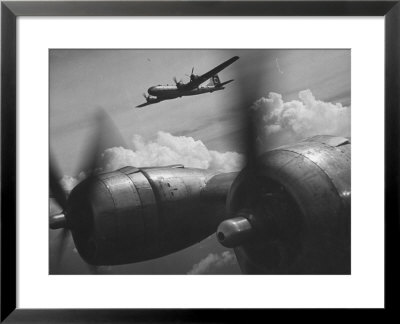 B-29'S In Flight And Above Clouds On Bombing Mission Over The Marianas During Ww Ii by Loomis Dean Pricing Limited Edition Print image