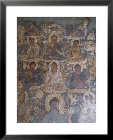 Miracle Of Sravasti, Cave 1, Ajanta, Unesco World Heritage Site, Maharashtra State, India by Robert Harding Pricing Limited Edition Print image
