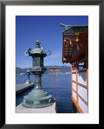 Floating Torii, Itsukushima-Jinja Shrine, Miya-Jima Island, Miya-Jima, Honshu, Japan by Christopher Rennie Pricing Limited Edition Print image