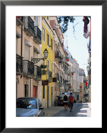 Street In Bairro Alto, Lisbon, Portugal by Yadid Levy Pricing Limited Edition Print image
