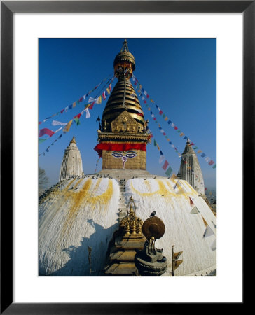Swayambhunath Stupa (Monkey Temple), Kathmandu, Nepal, Asia by Gavin Hellier Pricing Limited Edition Print image