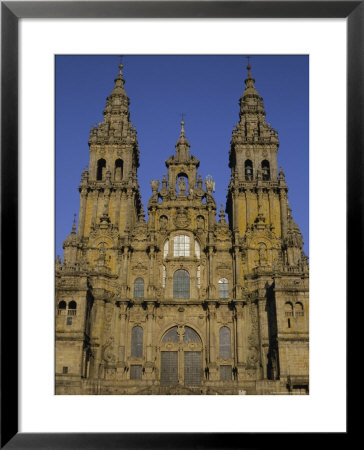 Cathedral, Santiago De Compostela, Galicia, Spain, Europe by John Miller Pricing Limited Edition Print image