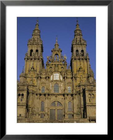 Cathedral, Santiago De Compostela, Galicia, Spain, Europe by John Miller Pricing Limited Edition Print image