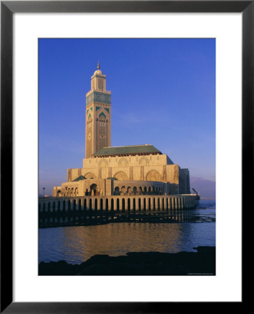 The New Hassan Ii Mosque, Casablanca, Morocco, North Africa, Africa by Bruno Morandi Pricing Limited Edition Print image