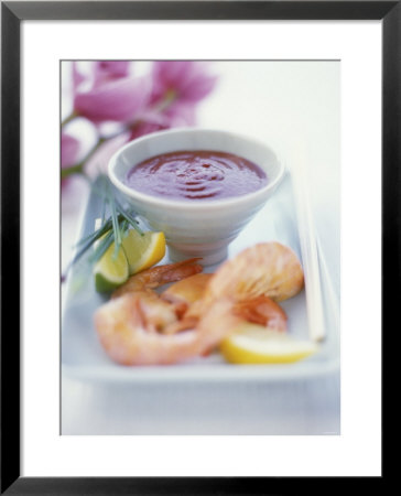 Shrimps With Chili Dip by Ian Garlick Pricing Limited Edition Print image