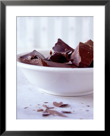 Pieces Of Chocolate In A Bowl by Jörn Rynio Pricing Limited Edition Print image