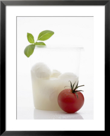 Mozzarella In Beaker, Tomato And Basil by Marc O. Finley Pricing Limited Edition Print image