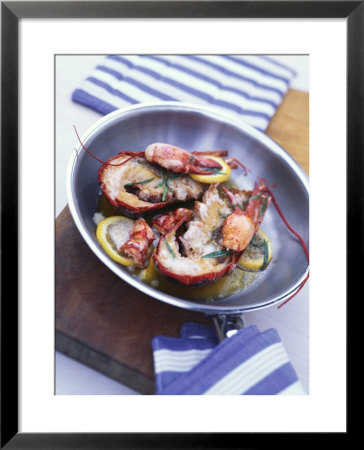 Lobster Fried In Butter With Lemon And Tarragon by Peter Medilek Pricing Limited Edition Print image