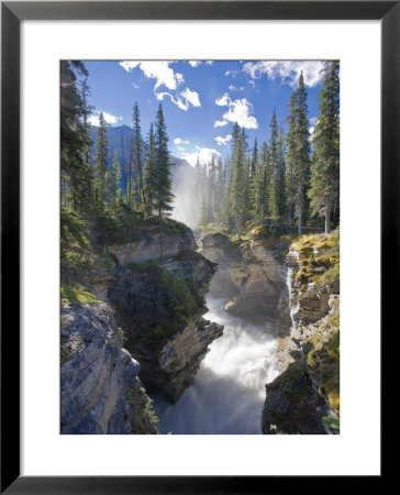 Athabasca Falls Waterfall, Jasper National Park, Alberta, Canada by Michele Falzone Pricing Limited Edition Print image