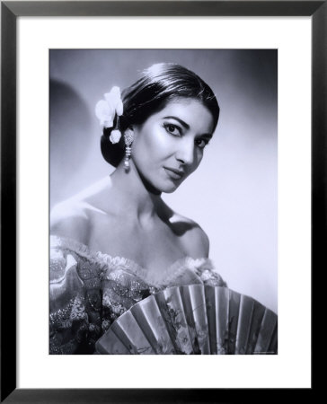 Maria Callas, December 2, 1923 - September 16, 1977, The Most Renowned Opera Singer Of The 1950S by Houston Rogers Pricing Limited Edition Print image