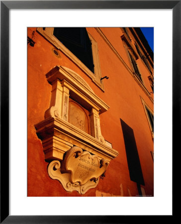 Late Afternoon Glow On Building In Trastevere, Rome, Italy by Glenn Beanland Pricing Limited Edition Print image