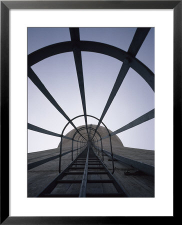 Looking Up The Ladder On A Cooling Tower At A Nuclear Power Plant, Shippingport, Pennsylvania by Lynn Johnson Pricing Limited Edition Print image