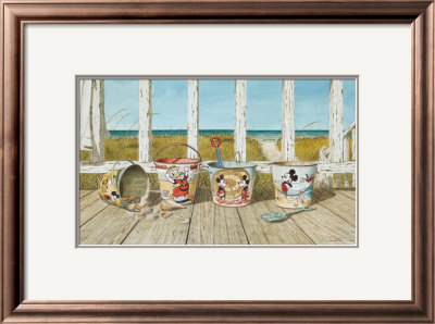 Mickey & Donald's Fun In The Sun by David Doss Pricing Limited Edition Print image