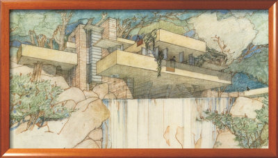 Falling Water - Mill Run, Pa by Frank Lloyd Wright Pricing Limited Edition Print image