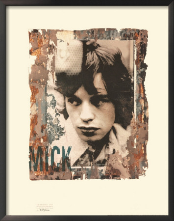 Mick With Mike by Gered Mankowitz Pricing Limited Edition Print image