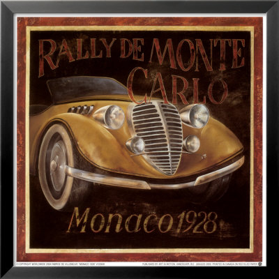 Monaco 1928 by Fabrice De Villeneuve Pricing Limited Edition Print image