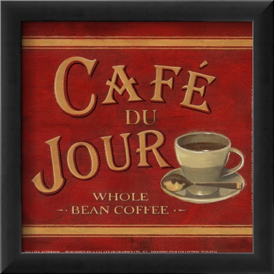 Cafe Du Jour by Lisa Alderson Pricing Limited Edition Print image