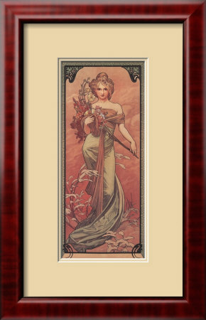 Printemps, 1900 by Alphonse Mucha Pricing Limited Edition Print image