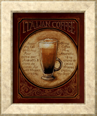 Italian Coffee by Gregory Gorham Pricing Limited Edition Print image