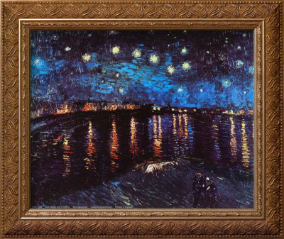 Starry Night On Rhone by Vincent Van Gogh Pricing Limited Edition Print image